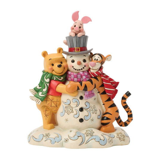 Jim Shore Disney Traditions - 18cm Pooh & Friends Snowman