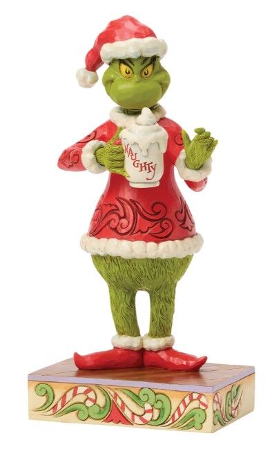 Grinch by Jim Shore - 22.5cm/8.86" Grinch with Hot Chocolate Mug