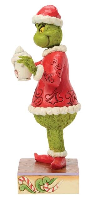 Grinch by Jim Shore - 22.5cm/8.86" Grinch with Hot Chocolate Mug