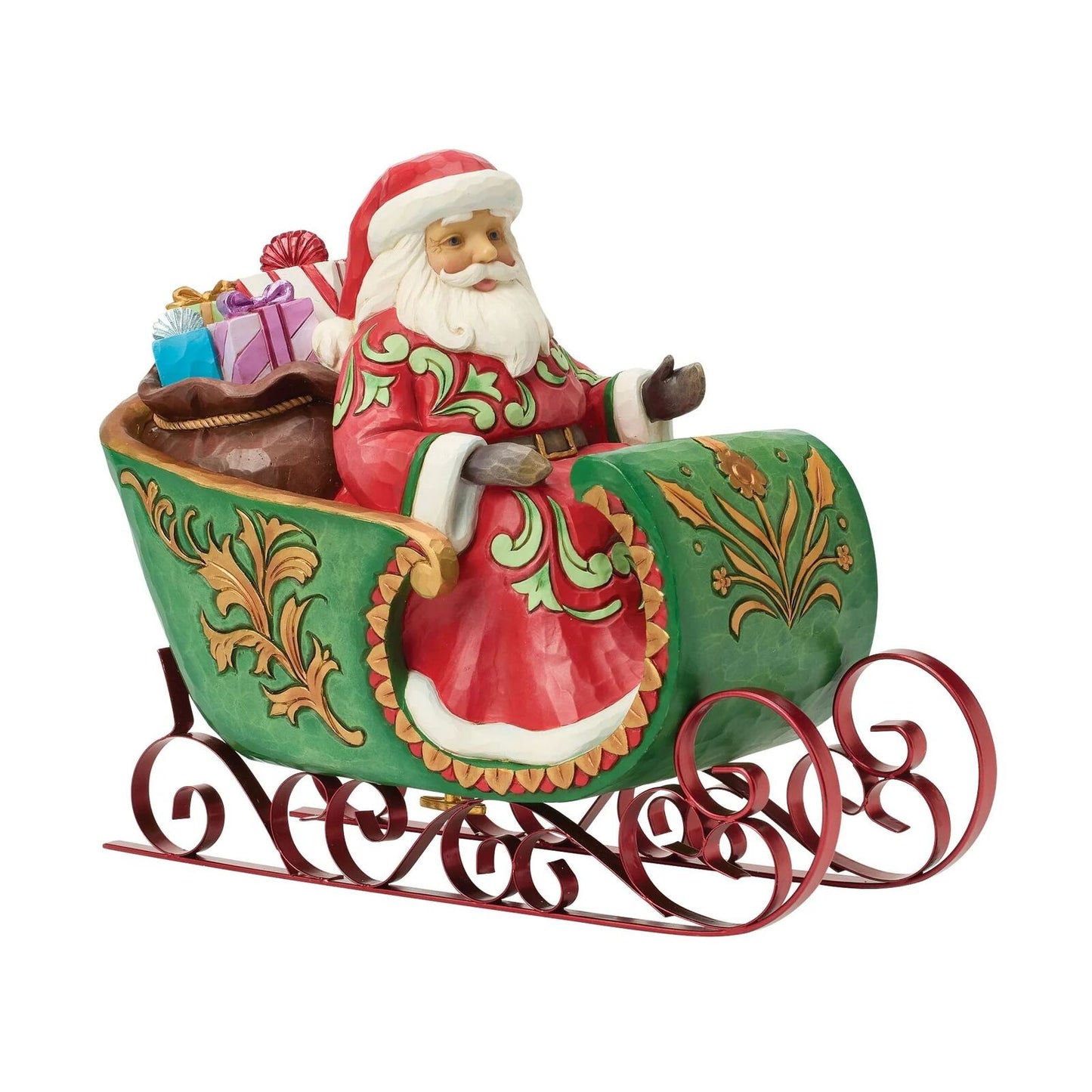 Jim Shore Heartwood Creek - Santa In Sleigh