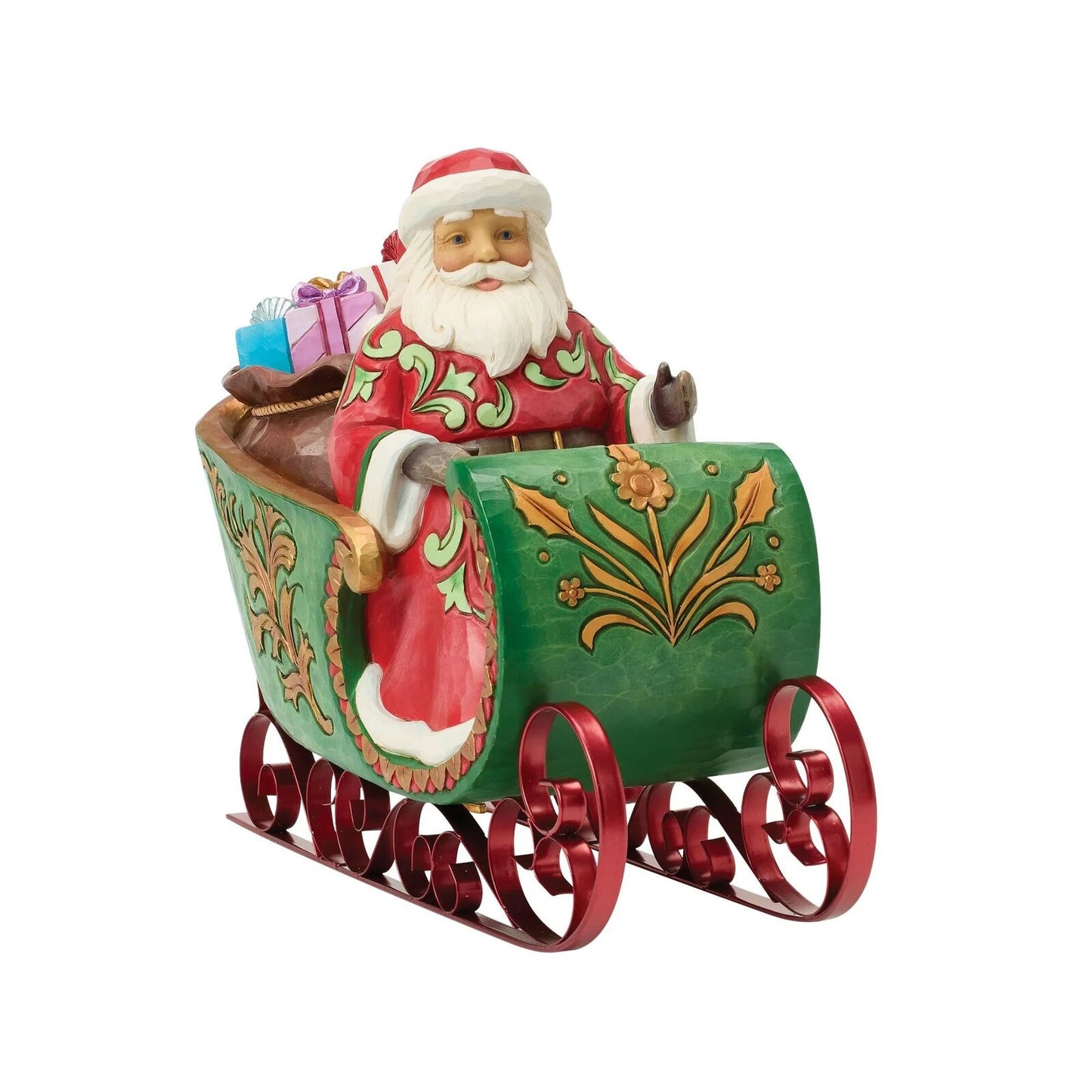 Jim Shore Heartwood Creek - Santa In Sleigh