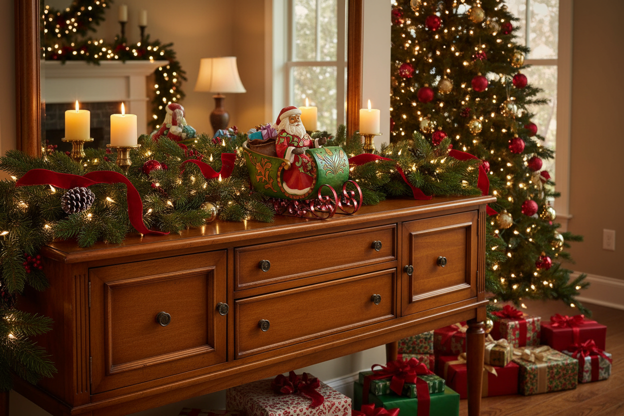 Jim Shore Heartwood Creek - Santa In Sleigh