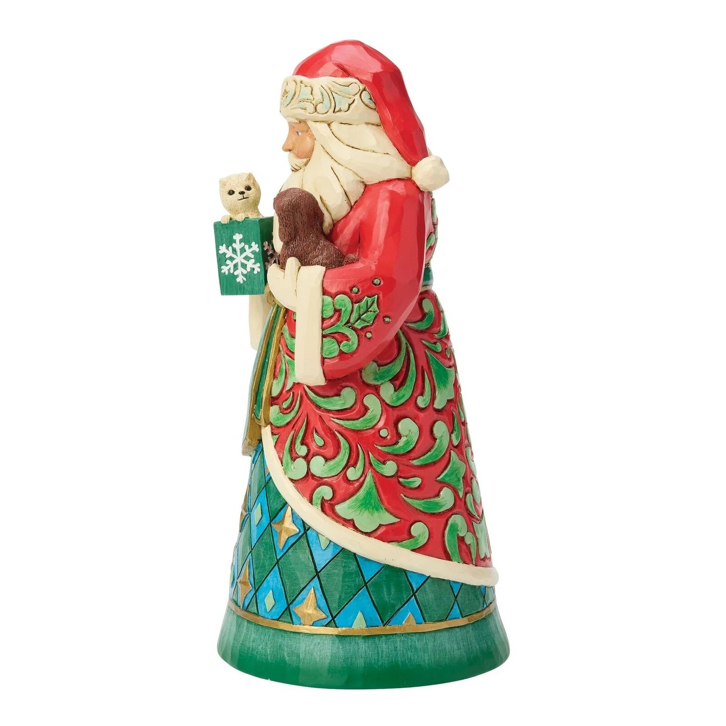 Jim Shore Heartwood Creek - Santa With Pets