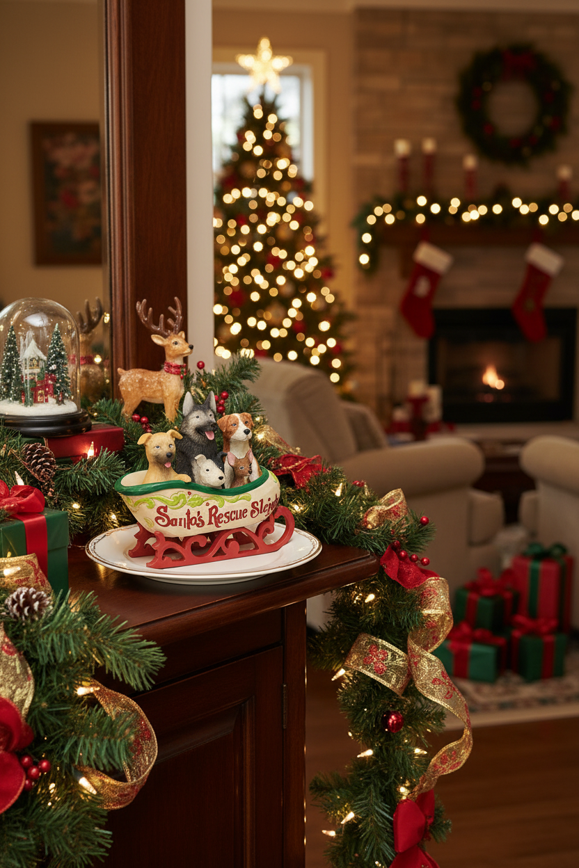 Jim Shore Heartwood Creek - Santa's Rescue Sleigh PRE-ORDER
