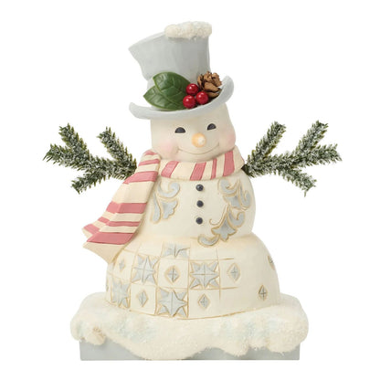 Jim Shore Heartwood Creek - 16cm Snowman Top Hat