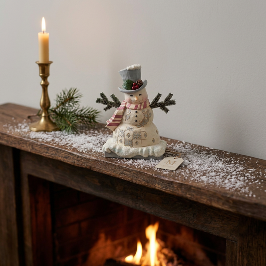 Jim Shore Heartwood Creek - 16cm Snowman Top Hat