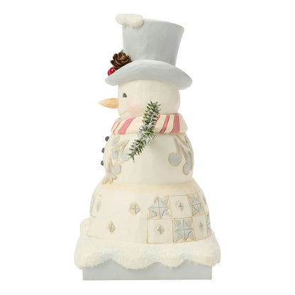 Jim Shore Heartwood Creek - 16cm Snowman Top Hat
