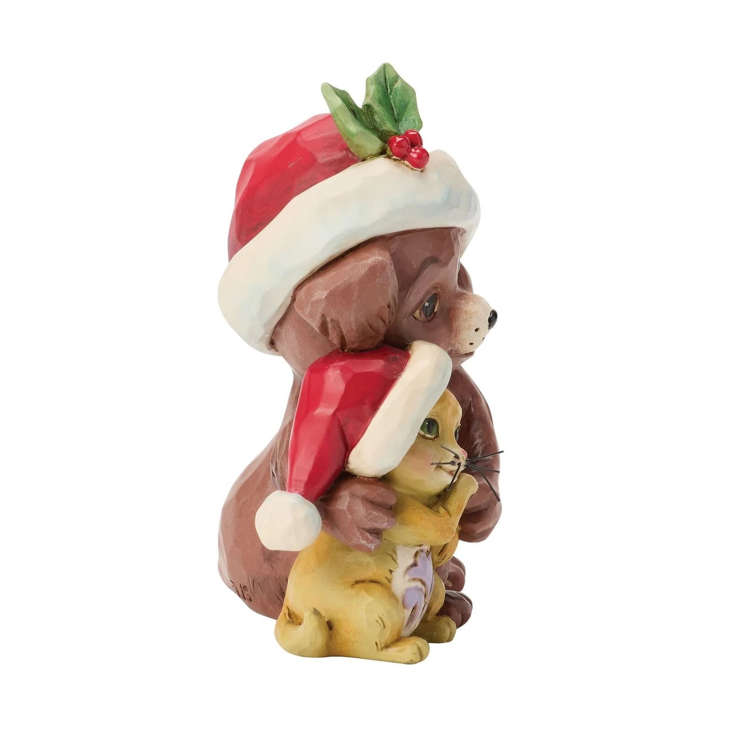 Jim Shore Heartwood Creek - Dog and Cat Hugging Mini Figurines - PRE-ORDER