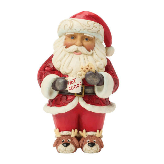 Jim Shore Heartwood Creek - 13cm Pint Sized Santa Hot Cocoa Cookie