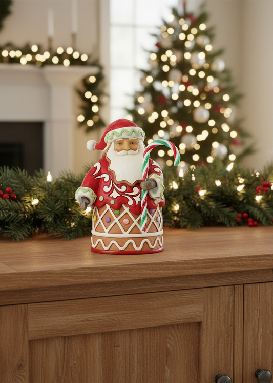 Jim Shore Heartwood Creek - Pint Sized Santa Candy