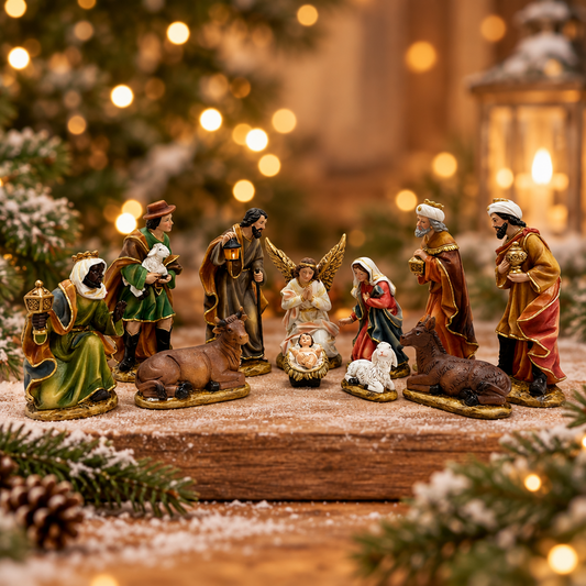 11 Piece Nativity Set - 200mm