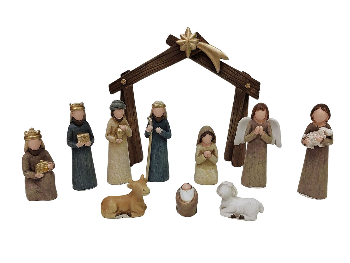11 Piece Nativity Set