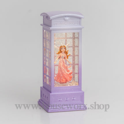 Arla Telephone Booth pink dress