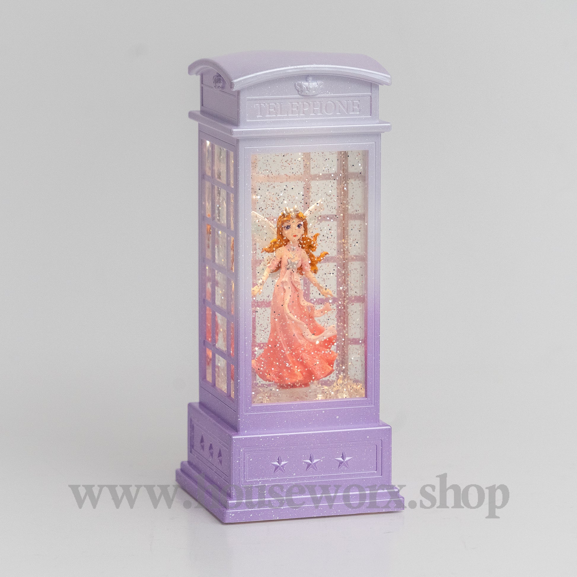 Arla Telephone Booth pink dress