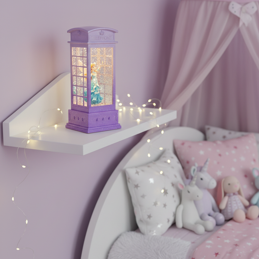 Arla - Telephone Booth - Purple/Blue Dress