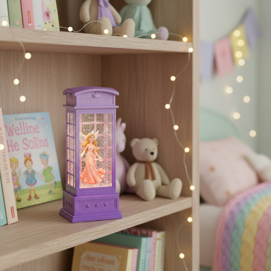 Arla - Telephone Booth - Purple/Pink Dress