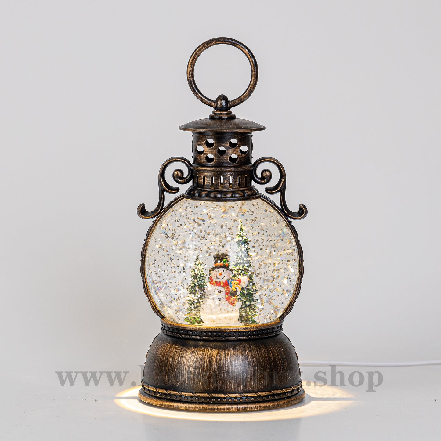 Palace christmas snow globe snowman front