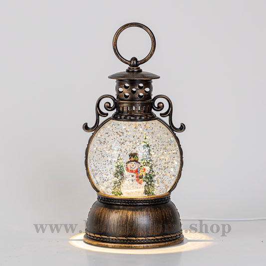 Palace christmas snow globe snowman front