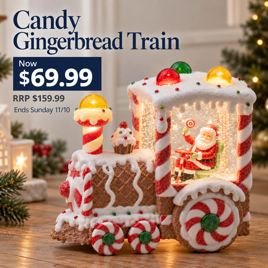 Candy Gingerbread Train