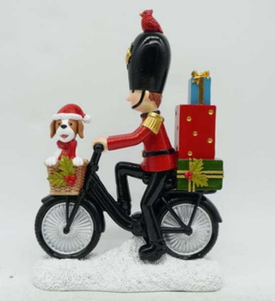 Pedal Pushin’ Percy Soldier Figurine