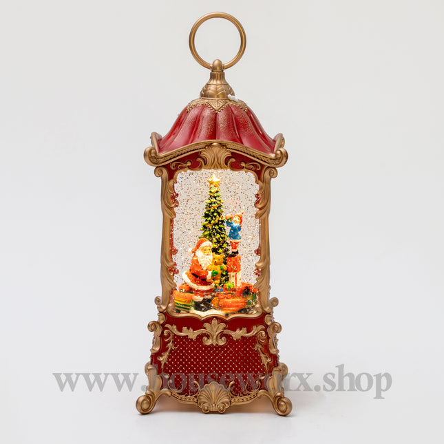 Elegance Santa Snow Globe