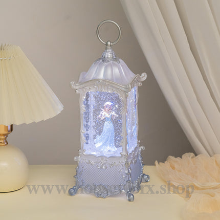 Elegance snow globe blue