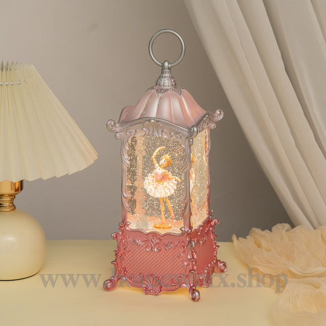 Elegance snow globe pink