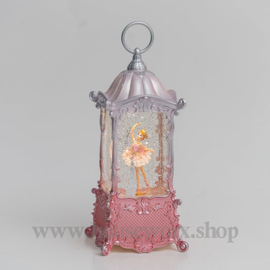 Elegance snow globe pink 1