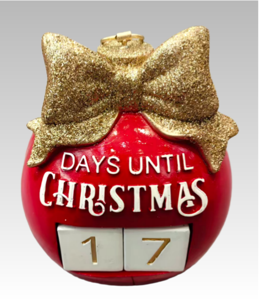 Are We There Yet? Christmas Countdown Bauble
