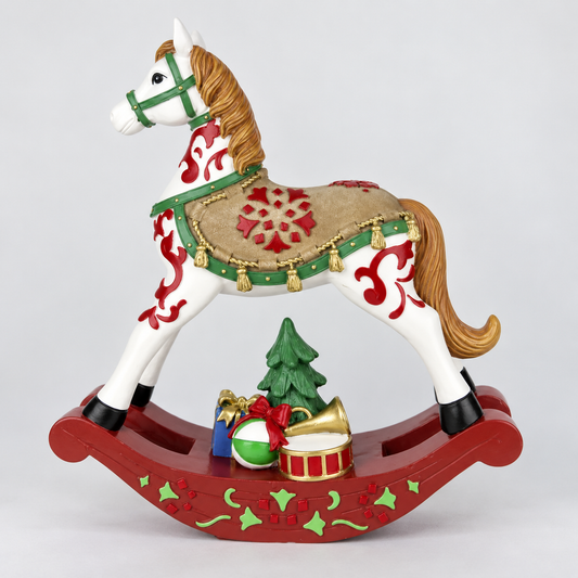 Rocky Rosewood Rocking Horse