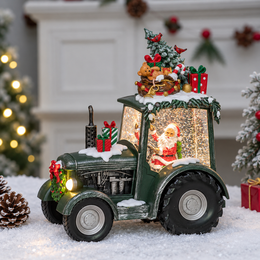 Festive Tractor - Green