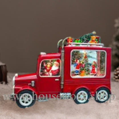 Festive Truck Santa 1
