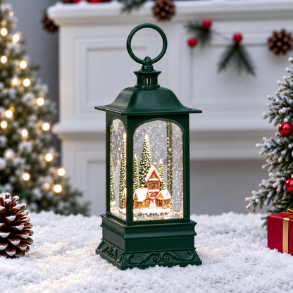 Georgia Village/Snowman - Green