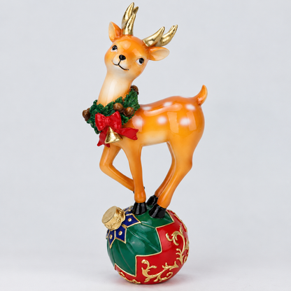 Bauble Balancing Bambi-Belle Reindeer