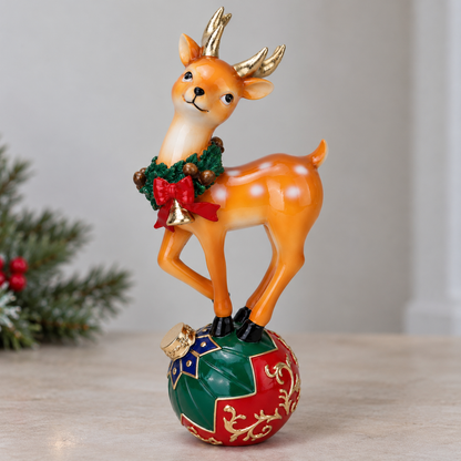 Bauble Balancing Bambi-Belle Reindeer