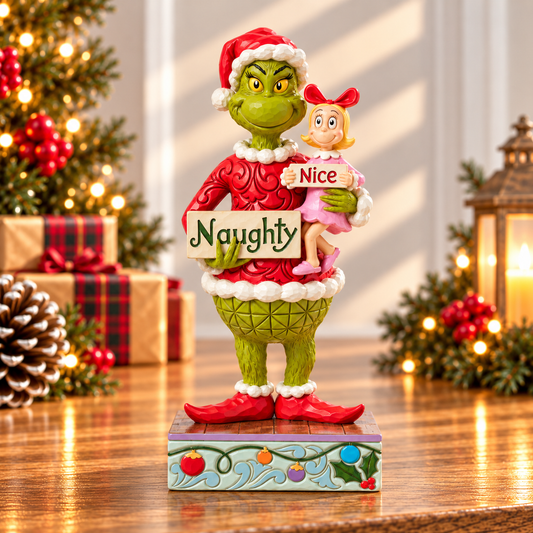 Grinch by Jim Shore - 24.5cm/9.6" Grinch and Cindy Lou