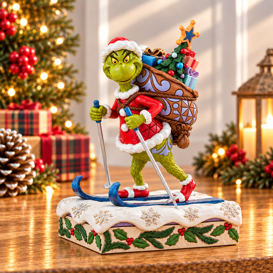 Grinch by Jim Shore - 17cm/6.75" Grinch Skiing