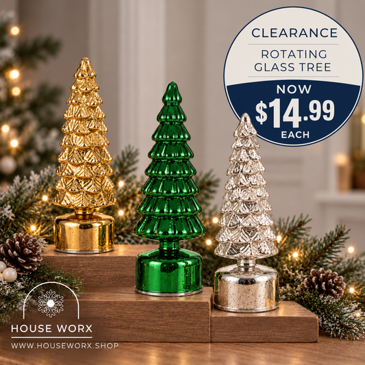 Glass Spinning Tree