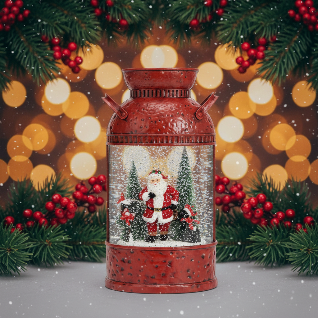 Milk Pail - Santa Red - BUBBLE WRAPPED