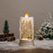 exquisite candle christmas snow globe village