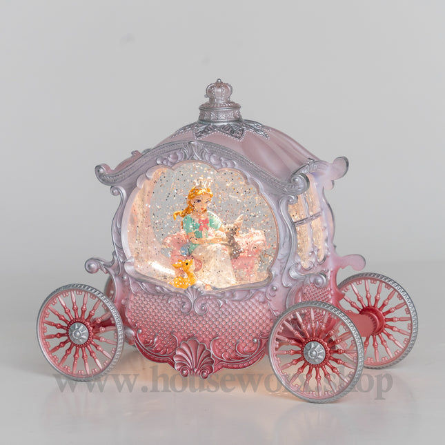 Isla Princess Carriage snow globe 1