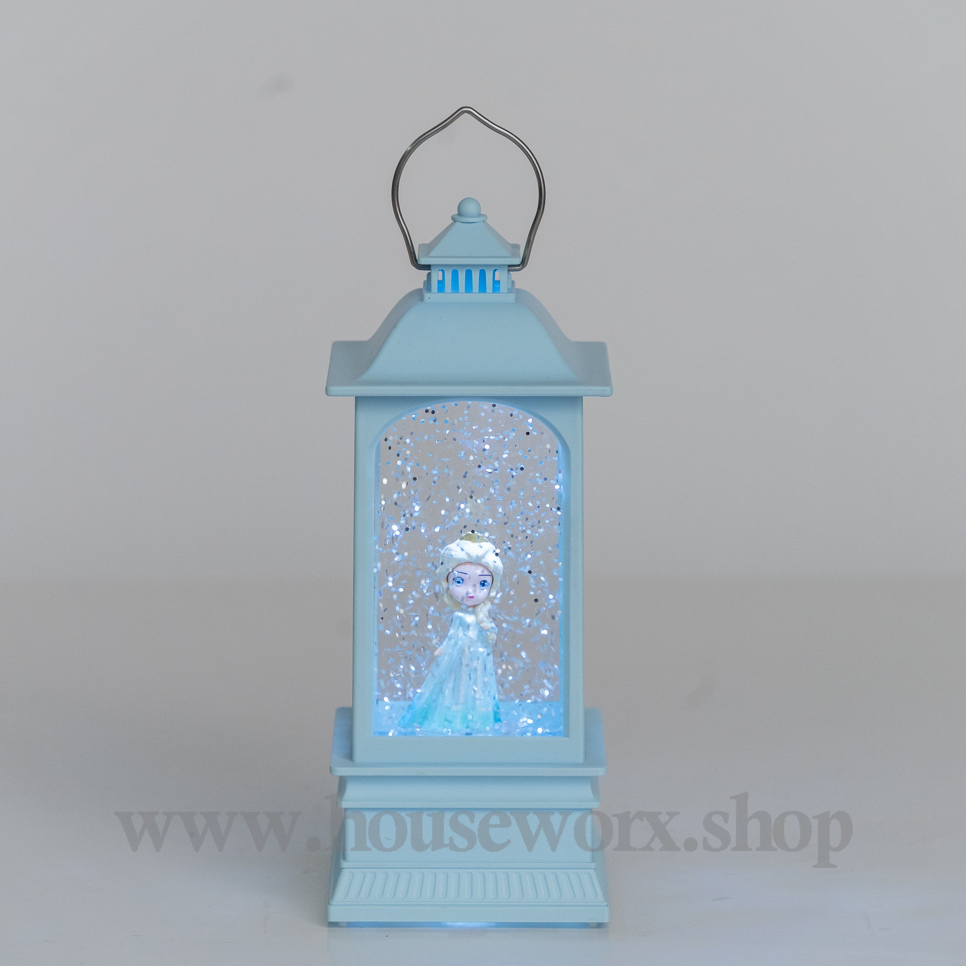 Layla collection snow globe collection blue 2