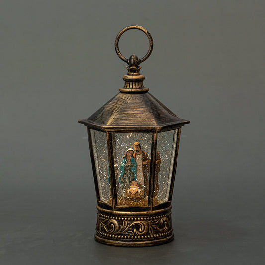 Hexagonal Lantern - Nativity