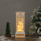 telephone booth Christmas snow globe nativity