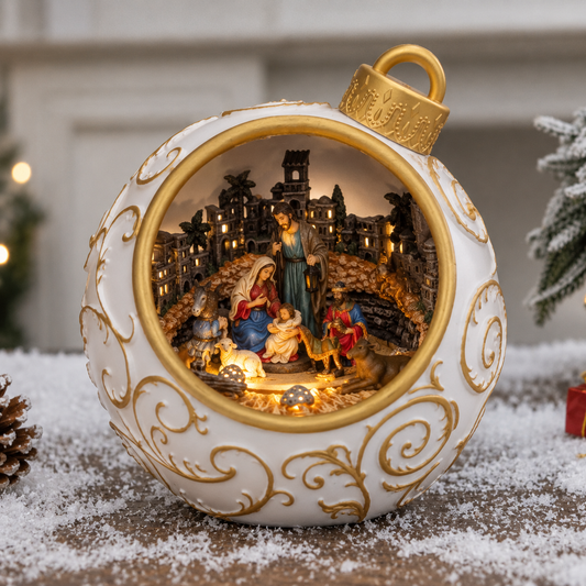 Holiday Lane - Nativity Bauble - Medium