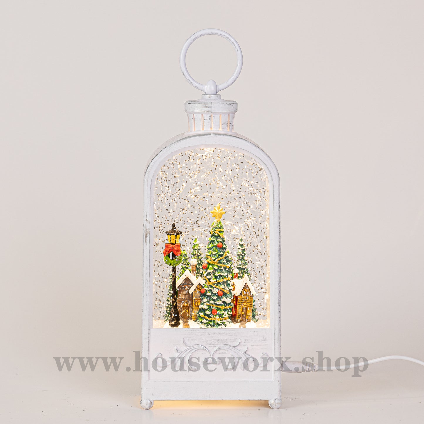 nordic dome village christmas snow globe plain