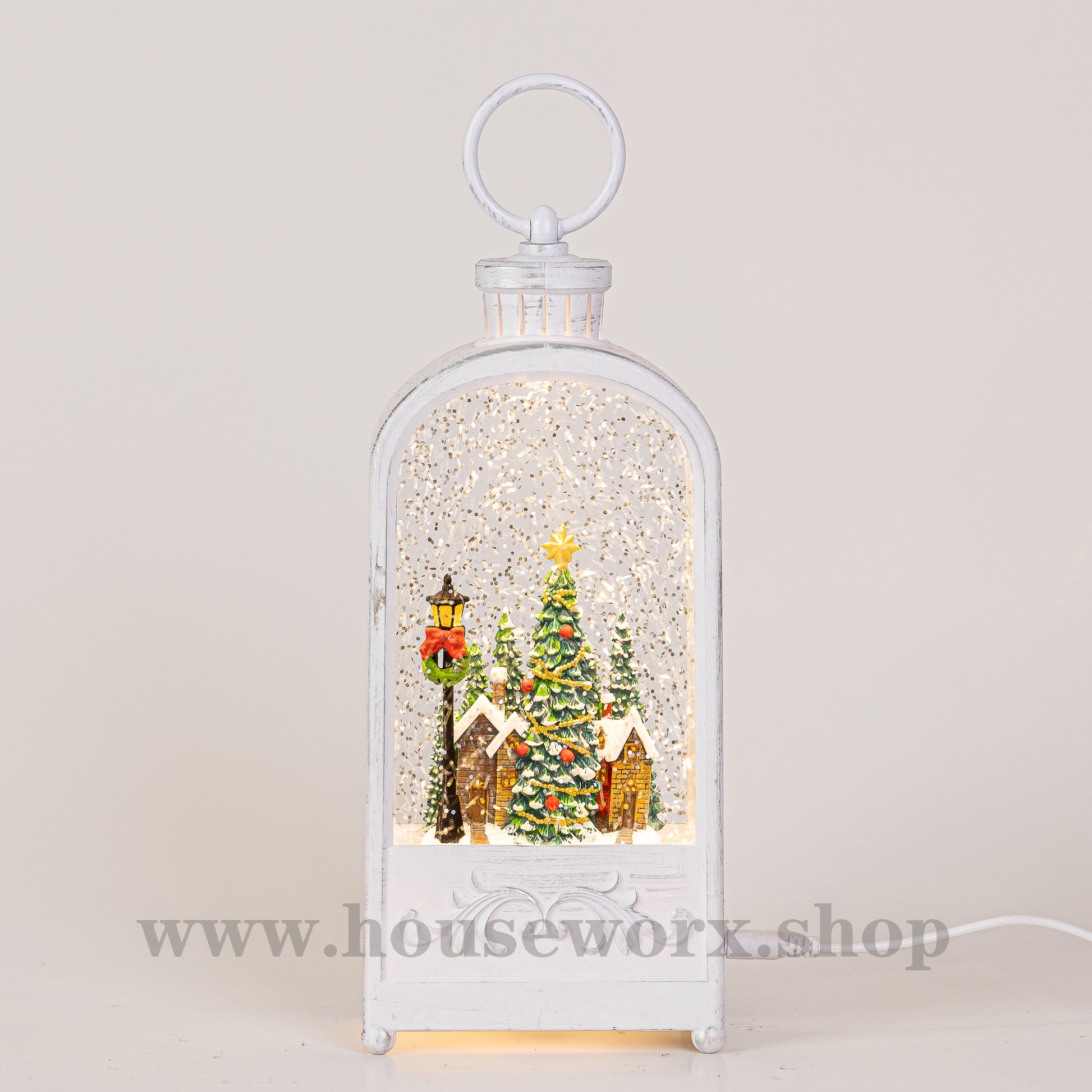 nordic dome village christmas snow globe plain
