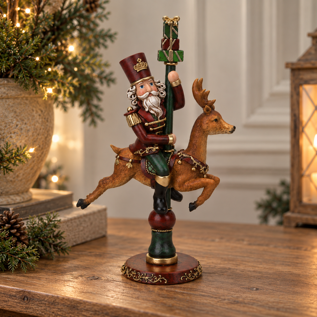 Carousel Ride Nutcracker Figurine