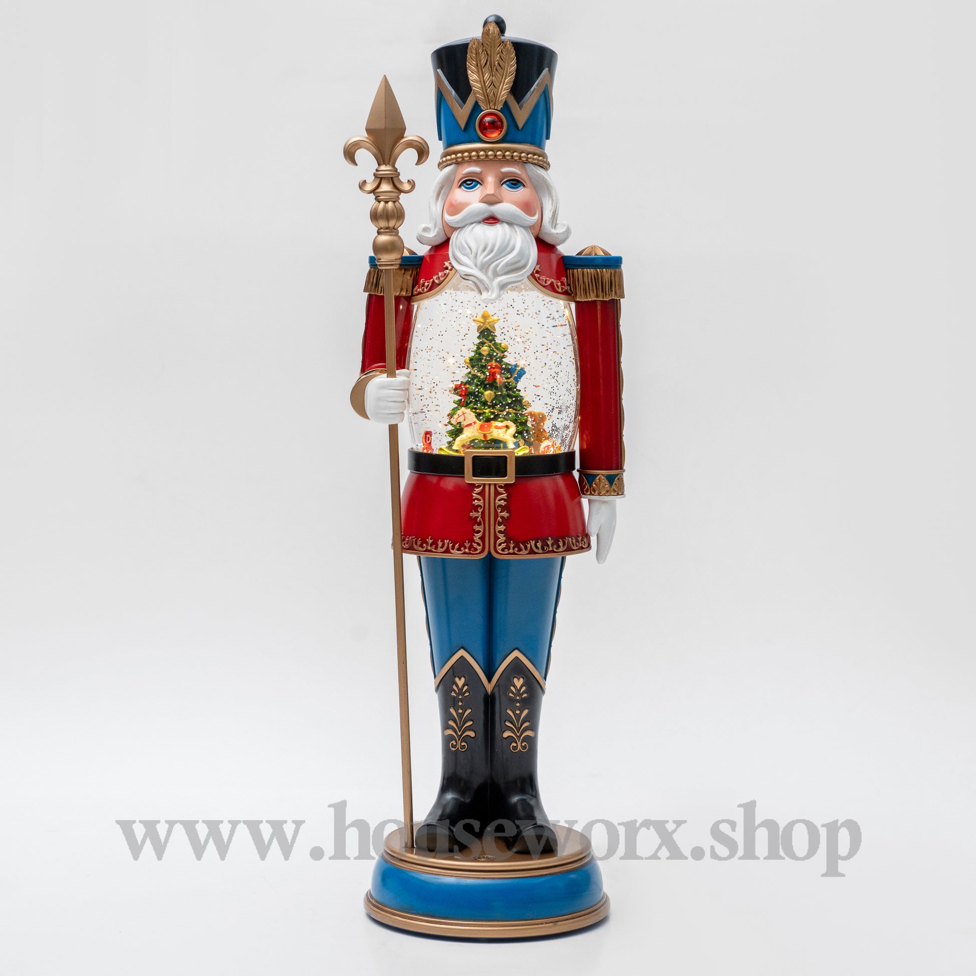 Nutcracker christmas snow globe