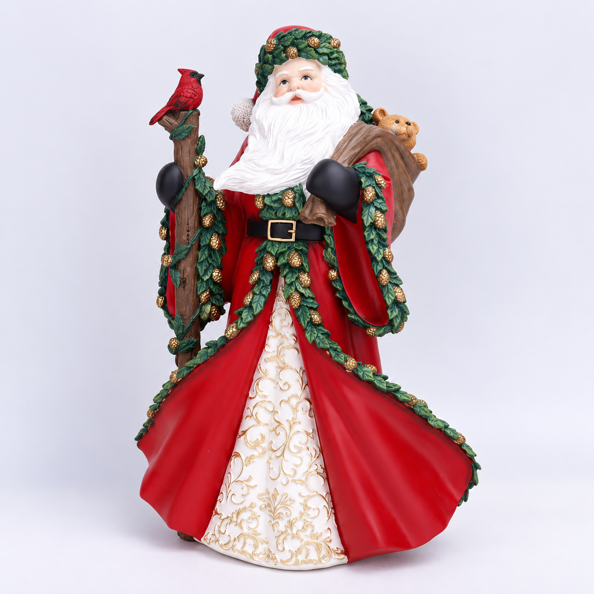 Woodland Wanderer Father Christmas Figurine